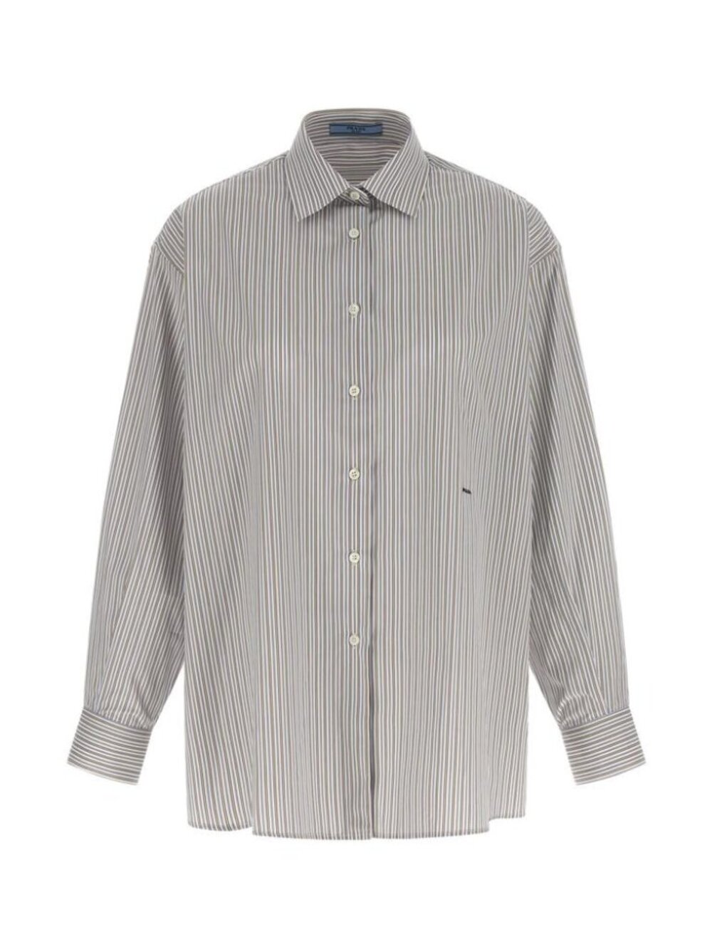 Prada Cotton Striped Shirt Tag Size 40 Women